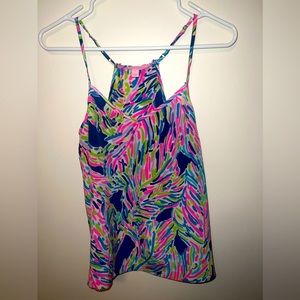 Lilly Pulitzer size Small wore once dressy tank adjustable straps
